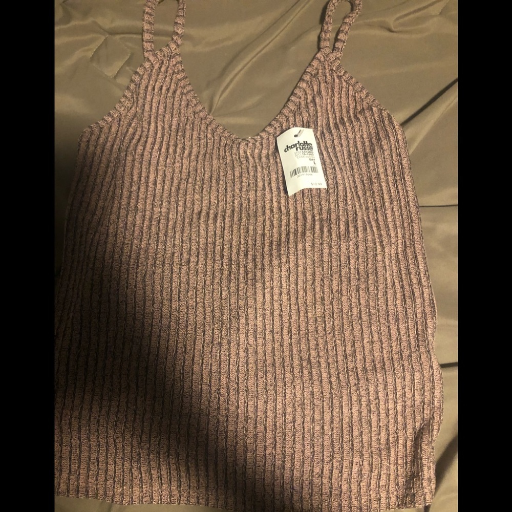 Charlotte Russe crop tank top